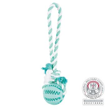 Trixie Denta Fun Spieltau mit Ball Hundespielzeug